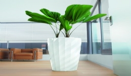 德國進口高檔蕾秀花盆鉆石面高圓筒型